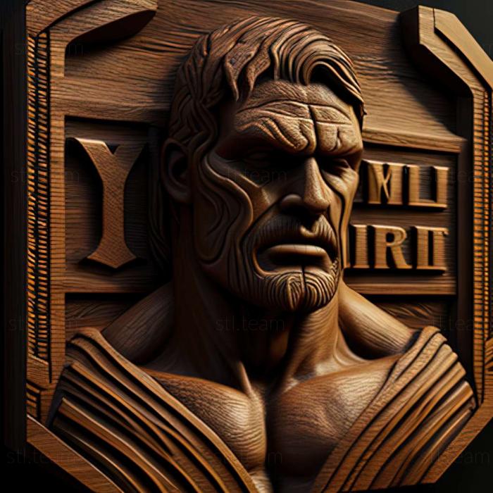 3D модель Гра WWE Immortals (STL)